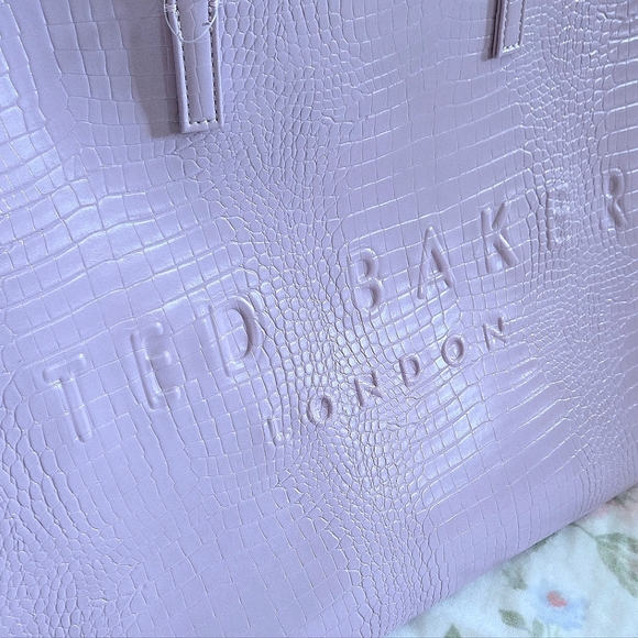 Ted Baker London🏴󠁧󠁢󠁥󠁮󠁧󠁿 "The Icon Tote" In Sukicon (Size Large) - Picture 7 of 15